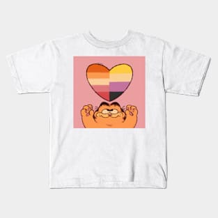 Non-Binary Garfsbian Kids T-Shirt